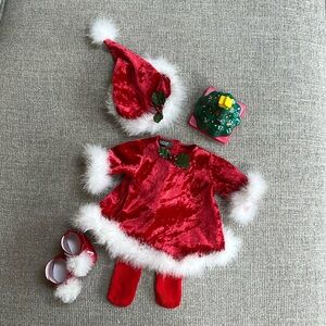 Bitty Baby Santa’s Helper Christmas Dress